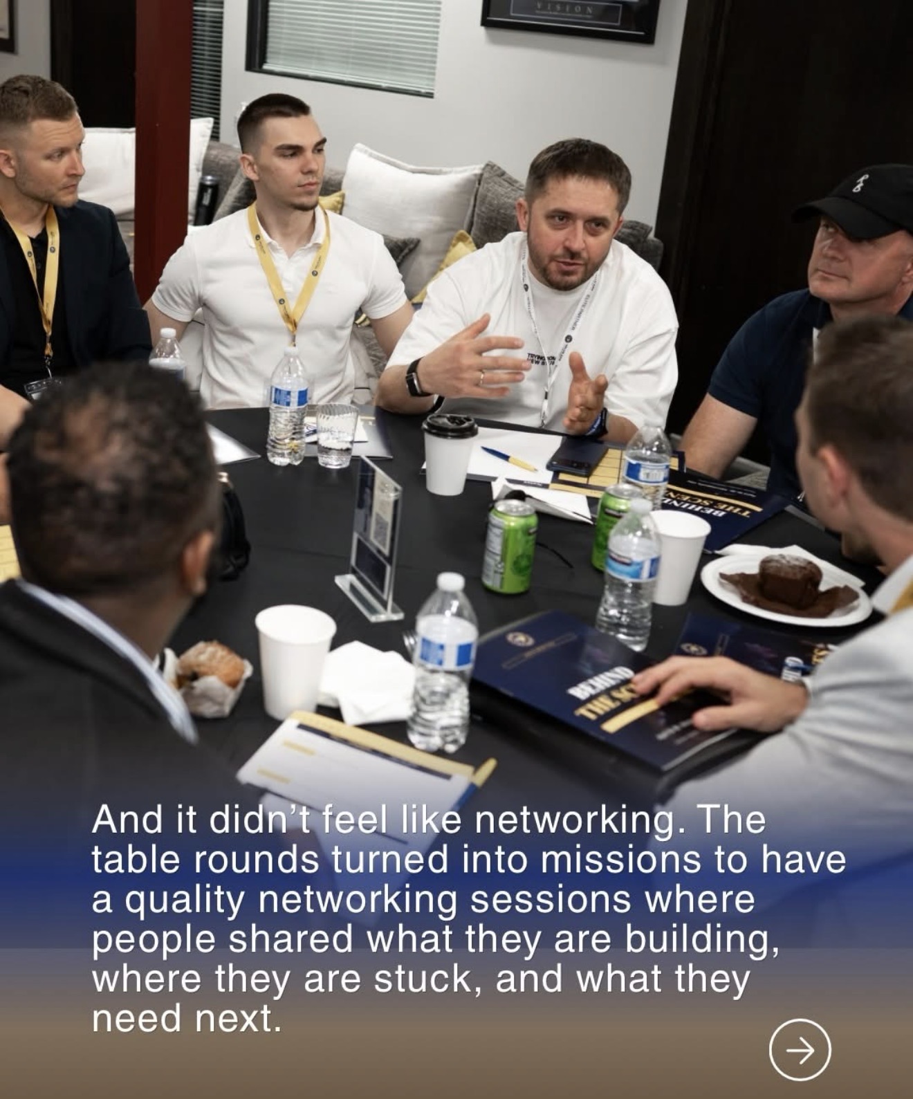 Business roundtable meeting